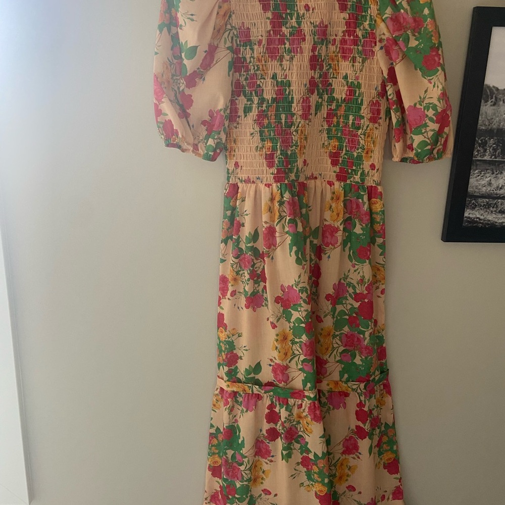 Damaris Bailey Floral Multicolor Maxi Dress